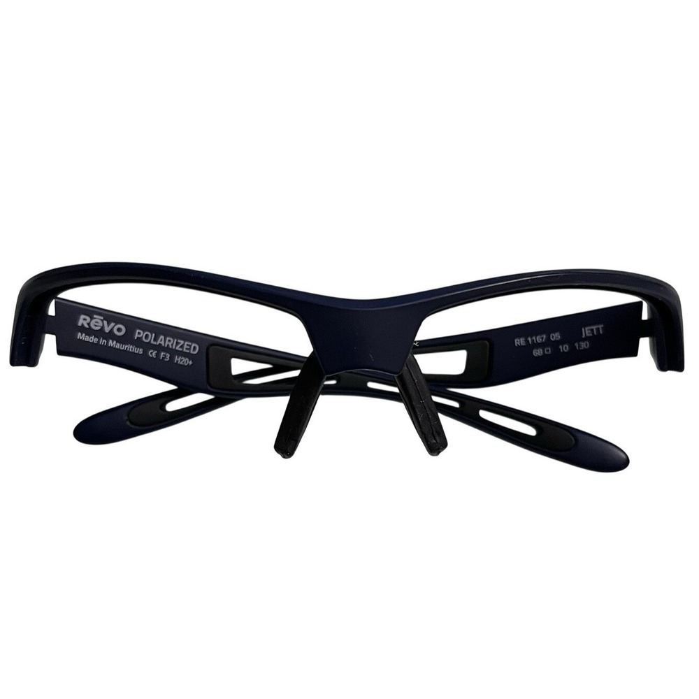 REVO Jett Matte Blue RV 1167 05 Wrap Sunglasses FRAMES ONLY Sport